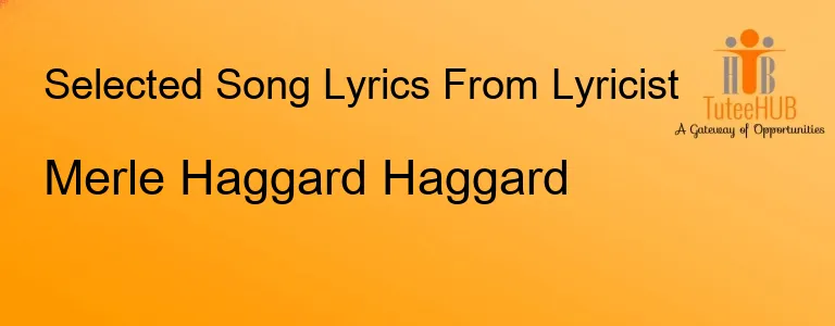 Merle Haggard Haggard
