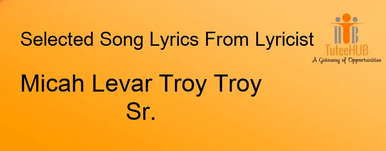 Micah Levar Troy Troy Sr.