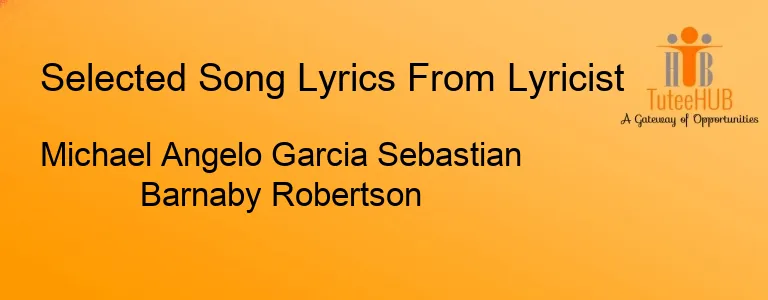 Michael Angelo Garcia Sebastian Barnaby Robertson