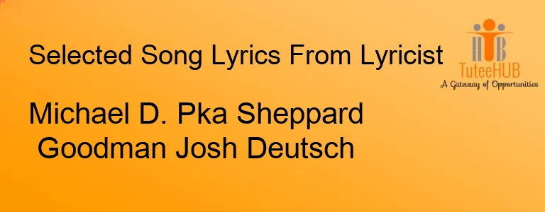 Michael D. Pka Sheppard Goodman Josh Deutsch