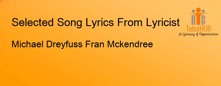 Michael Dreyfuss Fran Mckendree