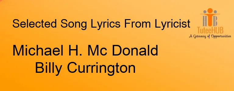 Michael H. Mc Donald Billy Currington