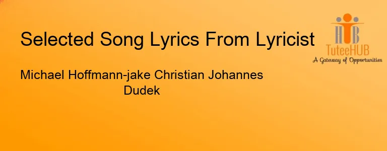 Michael Hoffmann-jake Christian Johannes Dudek