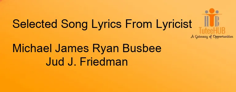 Michael James Ryan Busbee Jud J. Friedman