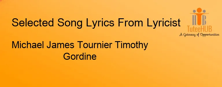 Michael James Tournier Timothy Gordine