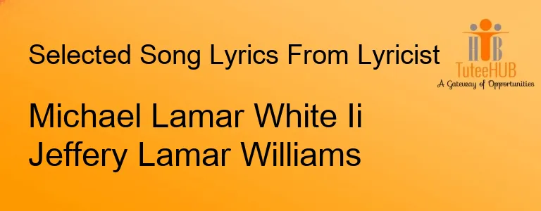 Michael Lamar White Ii Jeffery Lamar Williams