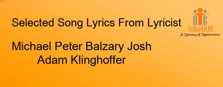 Michael Peter Balzary Josh Adam Klinghoffer