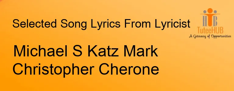 Michael S Katz Mark Christopher Cherone