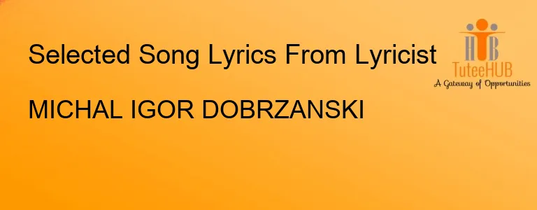 MICHAL IGOR DOBRZANSKI