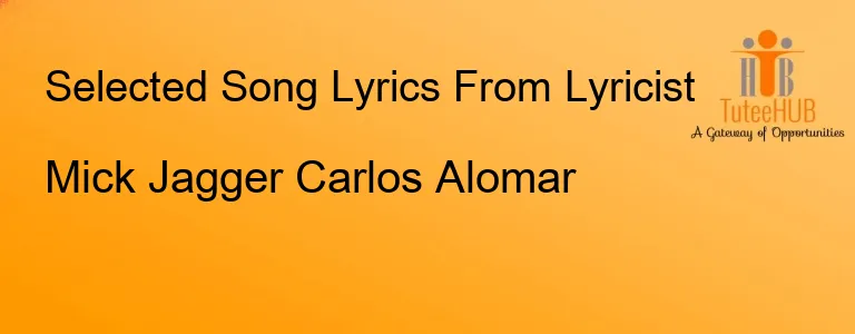 Mick Jagger Carlos Alomar