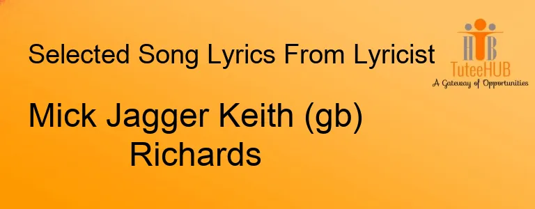 Mick Jagger Keith (gb) Richards