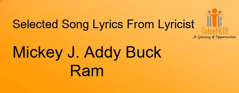 Mickey J. Addy Buck Ram