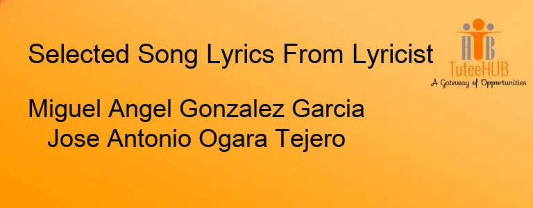 Miguel Angel Gonzalez Garcia Jose Antonio Ogara Tejero