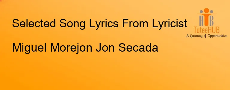 Miguel Morejon Jon Secada