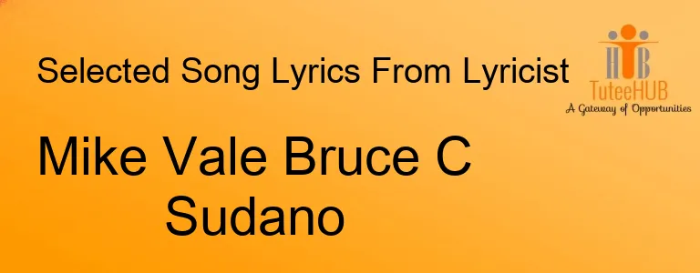 Mike Vale Bruce C Sudano