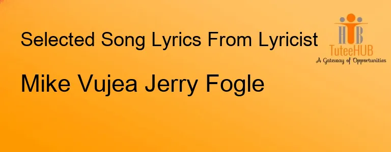 Mike Vujea Jerry Fogle