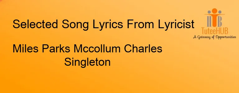 Miles Parks Mccollum Charles Singleton