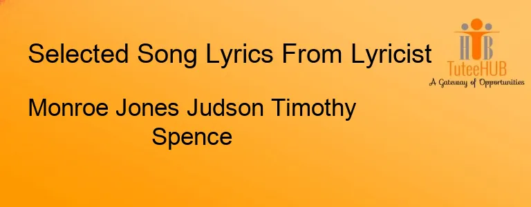 Monroe Jones Judson Timothy Spence
