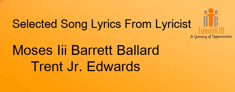 Moses Iii Barrett Ballard Trent Jr. Edwards