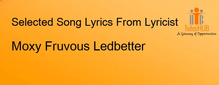 Moxy Fruvous Ledbetter