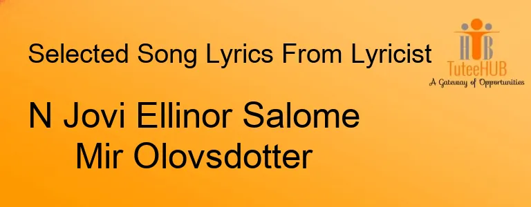 N Jovi Ellinor Salome Mir Olovsdotter