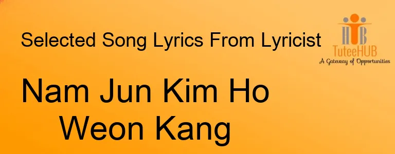 Nam Jun Kim Ho Weon Kang