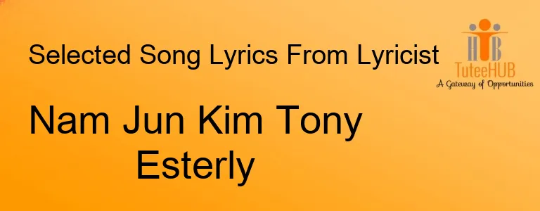 Nam Jun Kim Tony Esterly