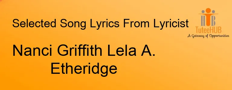 Nanci Griffith Lela A. Etheridge
