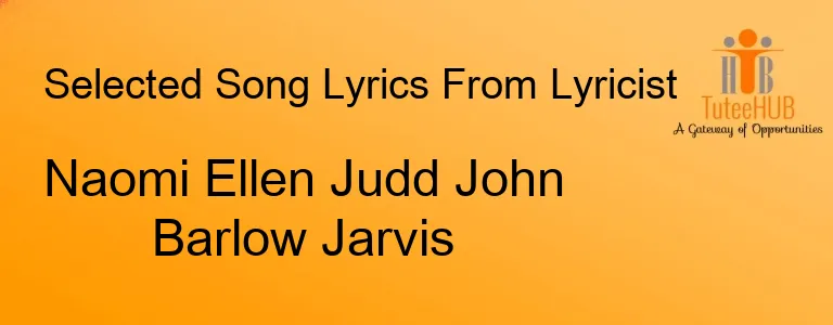 Naomi Ellen Judd John Barlow Jarvis