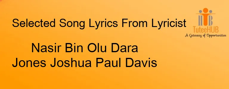 Nasir Bin Olu Dara Jones Joshua Paul Davis