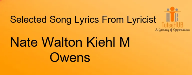 Nate Walton Kiehl M Owens