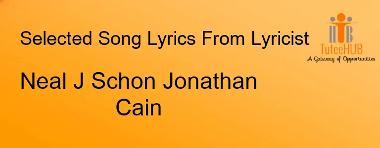 Neal J Schon Jonathan Cain