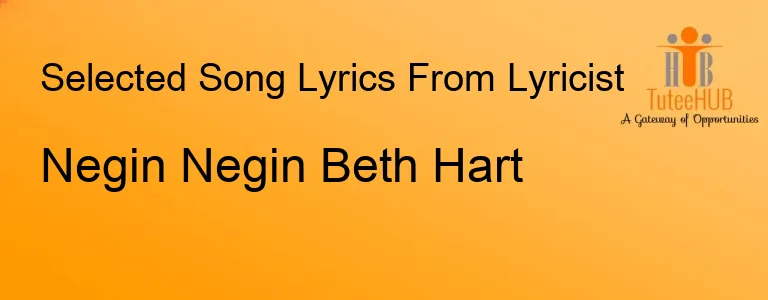 Negin Negin Beth Hart