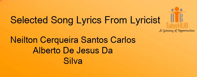 Neilton Cerqueira Santos Carlos Alberto De Jesus Da Silva