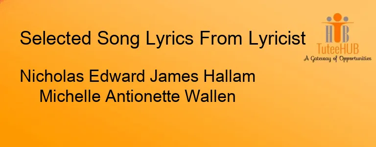 Nicholas Edward James Hallam Michelle Antionette Wallen