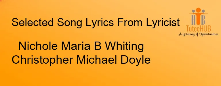 Nichole Maria B Whiting Christopher Michael Doyle