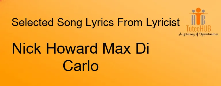 Nick Howard Max Di Carlo