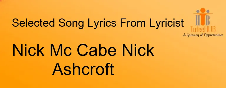 Nick Mc Cabe Nick Ashcroft