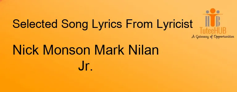 Nick Monson Mark Nilan Jr.