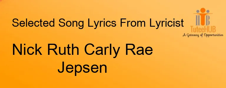 Nick Ruth Carly Rae Jepsen