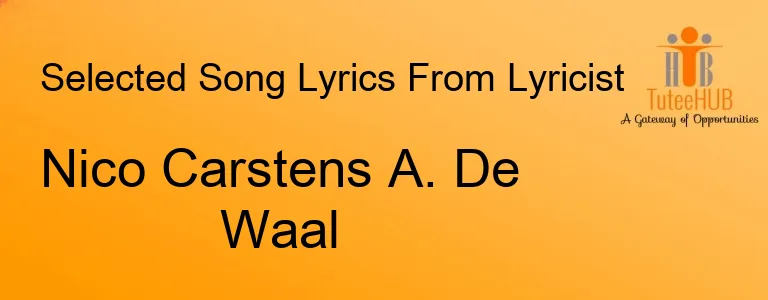 Nico Carstens A. De Waal