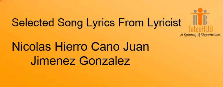 Nicolas Hierro Cano Juan Jimenez Gonzalez