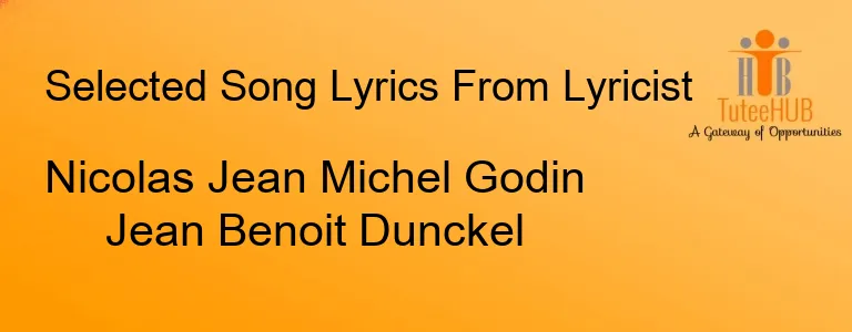 Nicolas Jean Michel Godin Jean Benoit Dunckel