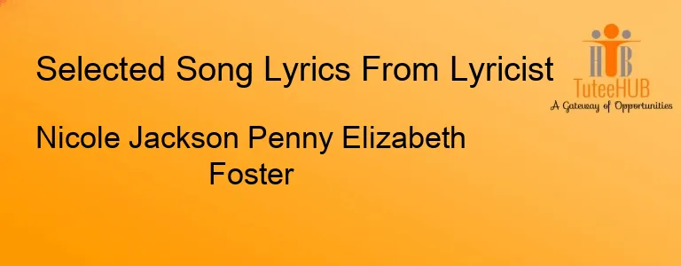 Nicole Jackson Penny Elizabeth Foster