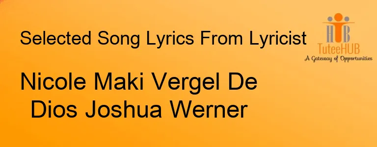 Nicole Maki Vergel De Dios Joshua Werner