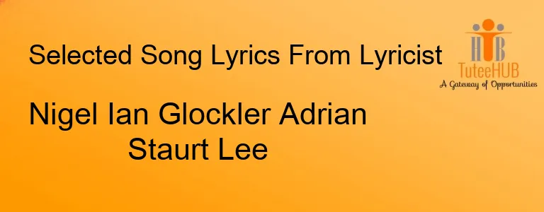 Nigel Ian Glockler Adrian Staurt Lee