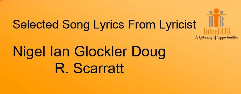 Nigel Ian Glockler Doug R. Scarratt