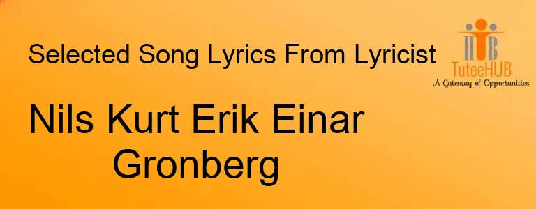 Nils Kurt Erik Einar Gronberg