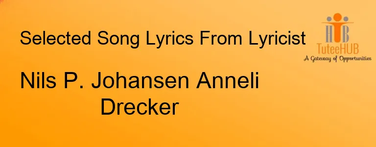 Nils P. Johansen Anneli Drecker