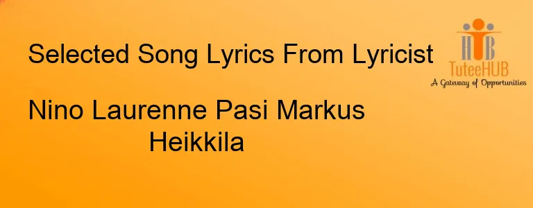 Nino Laurenne Pasi Markus Heikkila